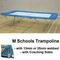 Schools Regulation Trampoline with Coaching Safety Sides (M Model)